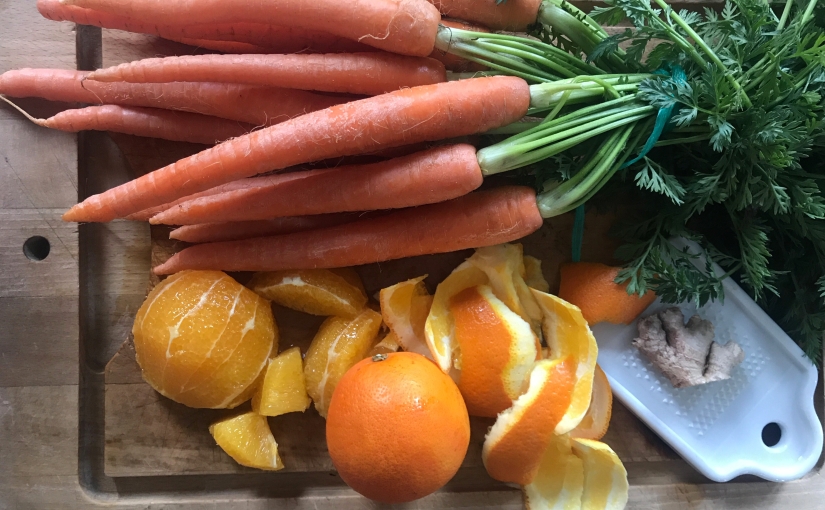 Soupe Soleil: carotte, gingembre et orange